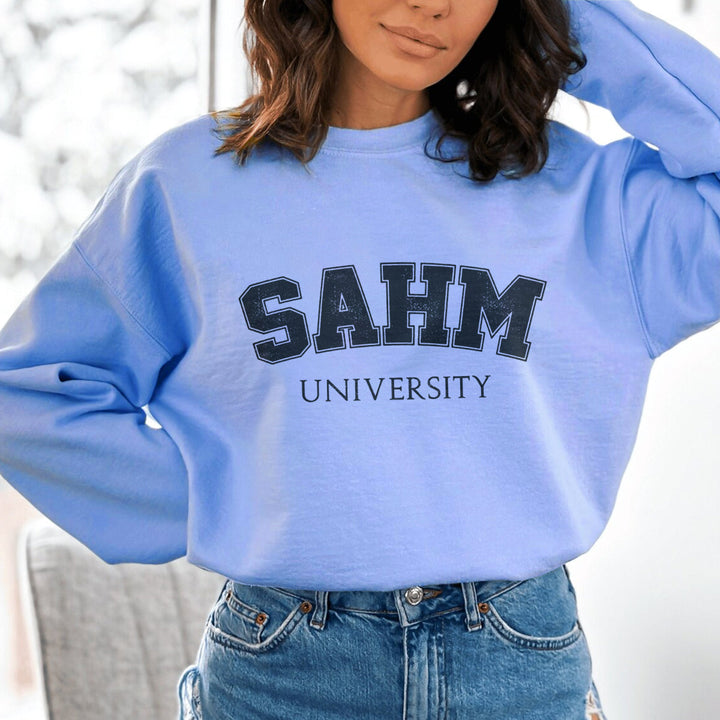 SAHM University Crewneck