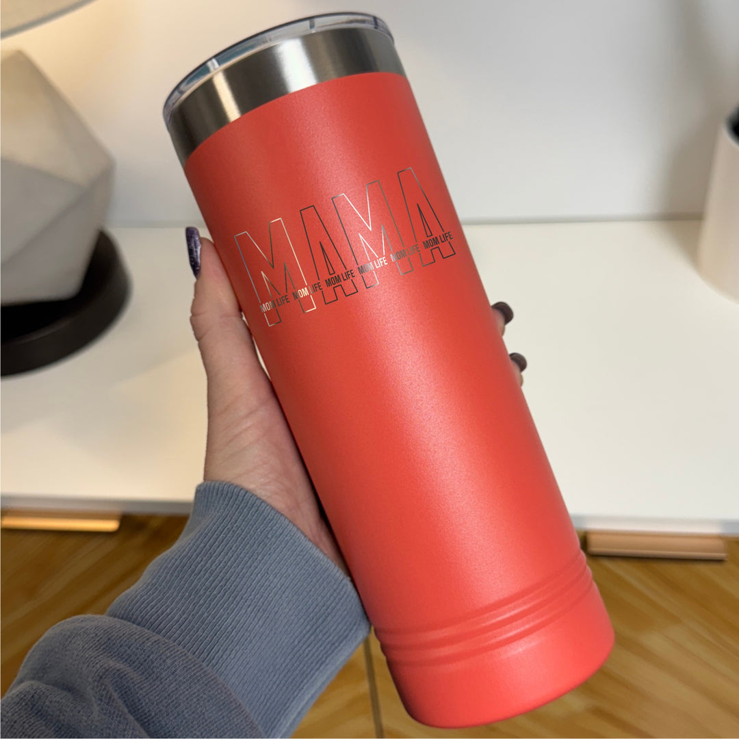 Mama Mom Life Tumbler