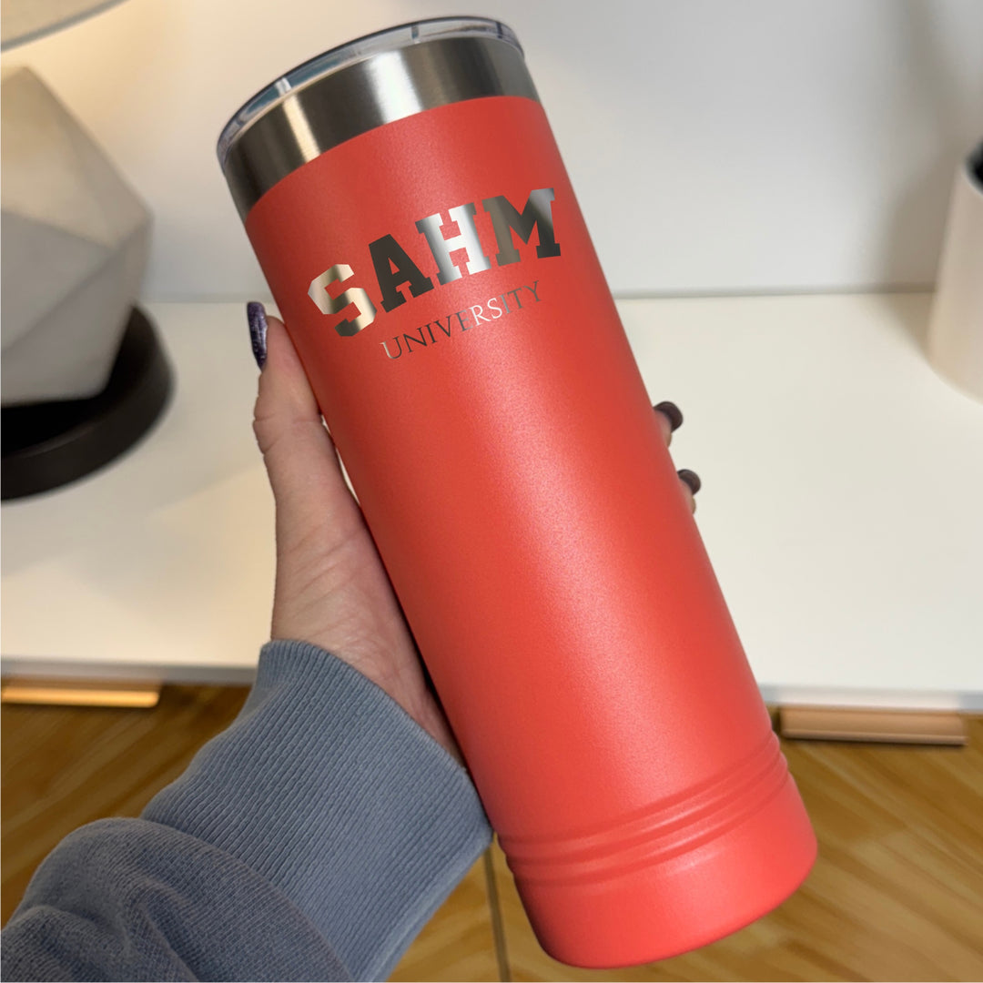 SAHM University Tumbler