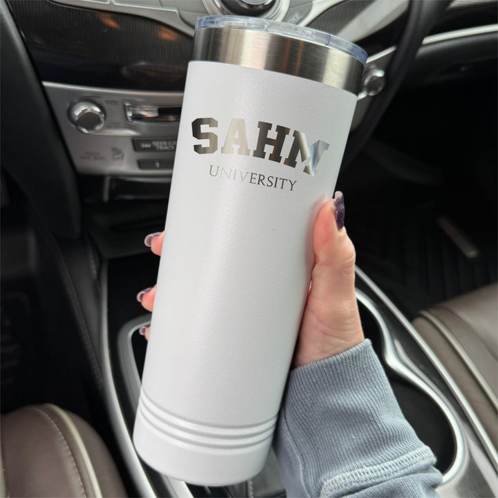 SAHM University Tumbler