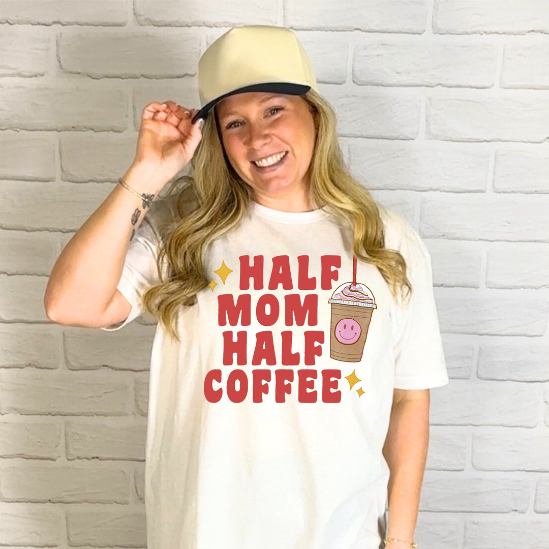 Half Mom Half Coffee Apparel