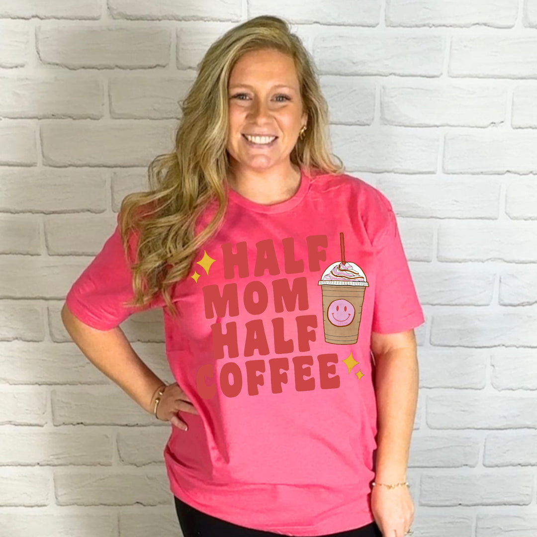 Half Mom Half Coffee Apparel